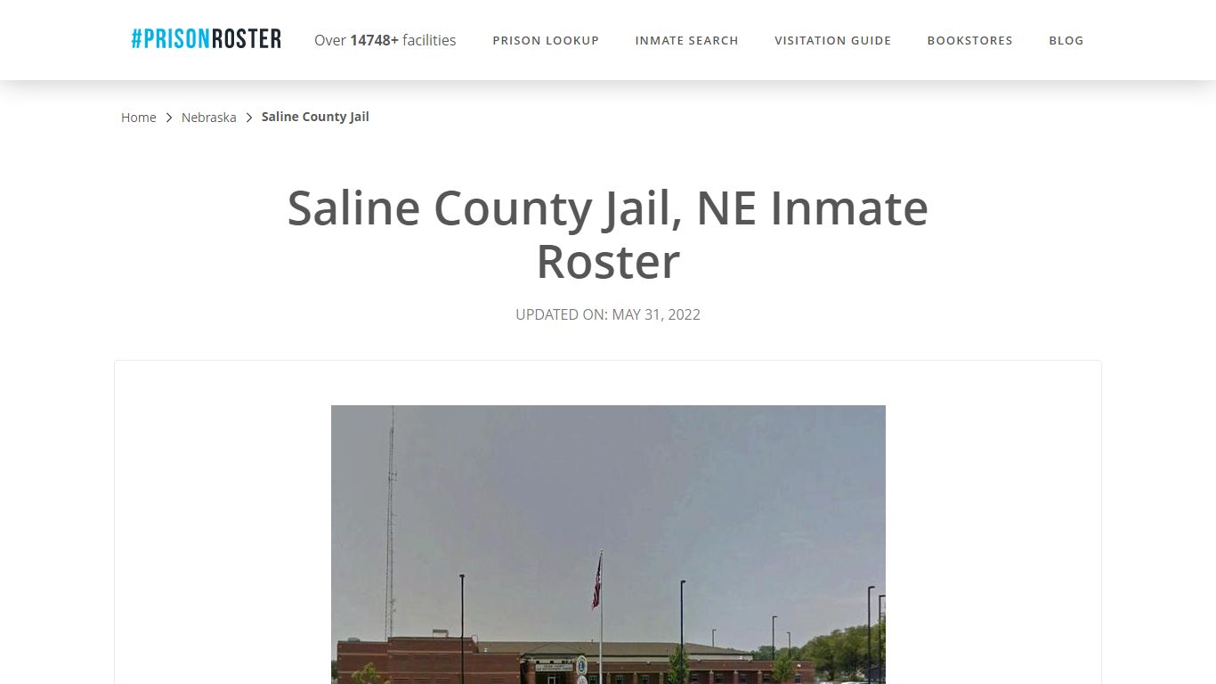 Saline County Jail, NE Inmate Roster